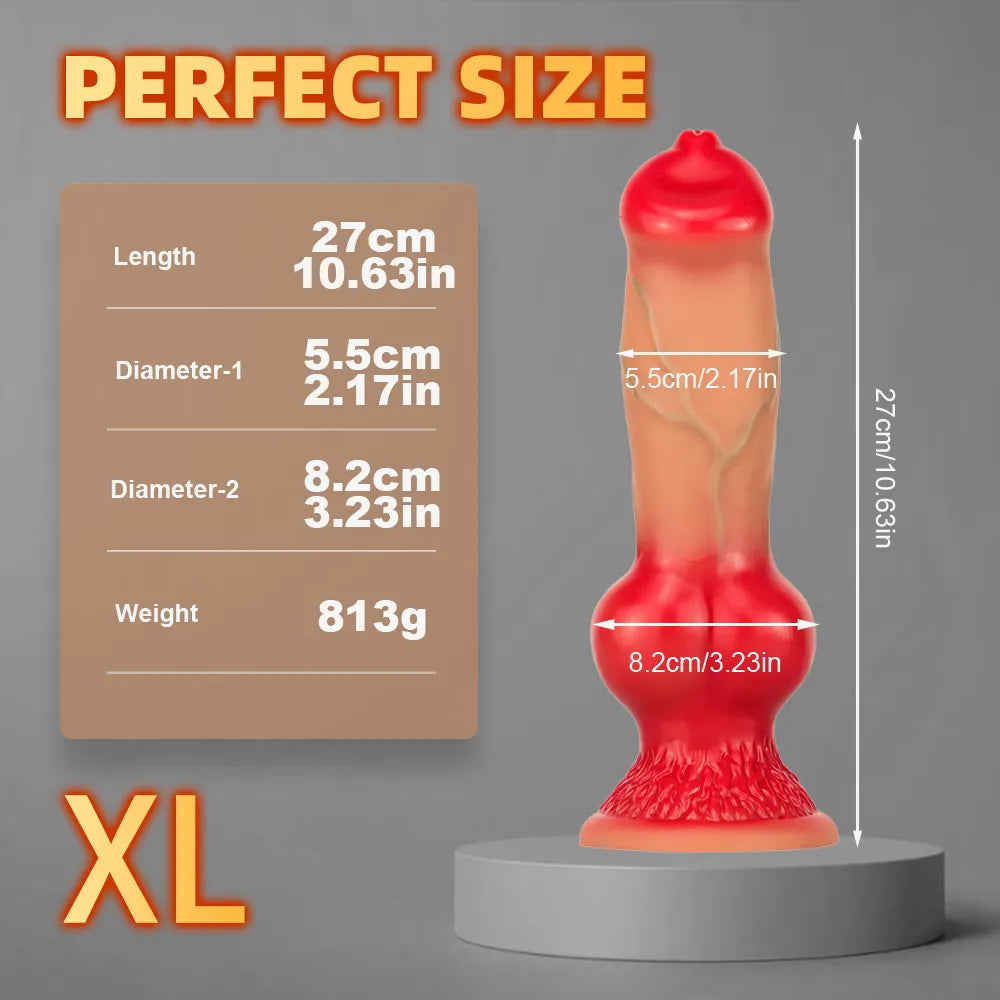 Soft Silicone Animal Dildo Wolf Dog Dildo Sex Toys for Women Men Mastu –  GXLOCK Store