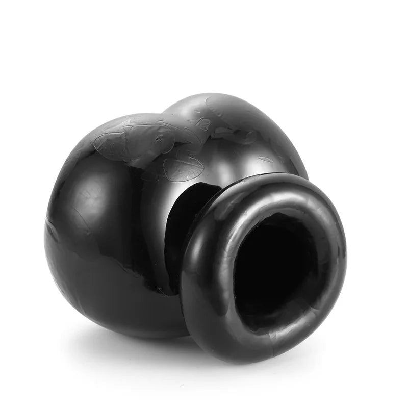 Soft Silicone Ball Stretcher Scrotum Ring Cage Delay Sleeve Male Penis Cock Ring Time Delay Bondage BDSM Sex Toys for Men