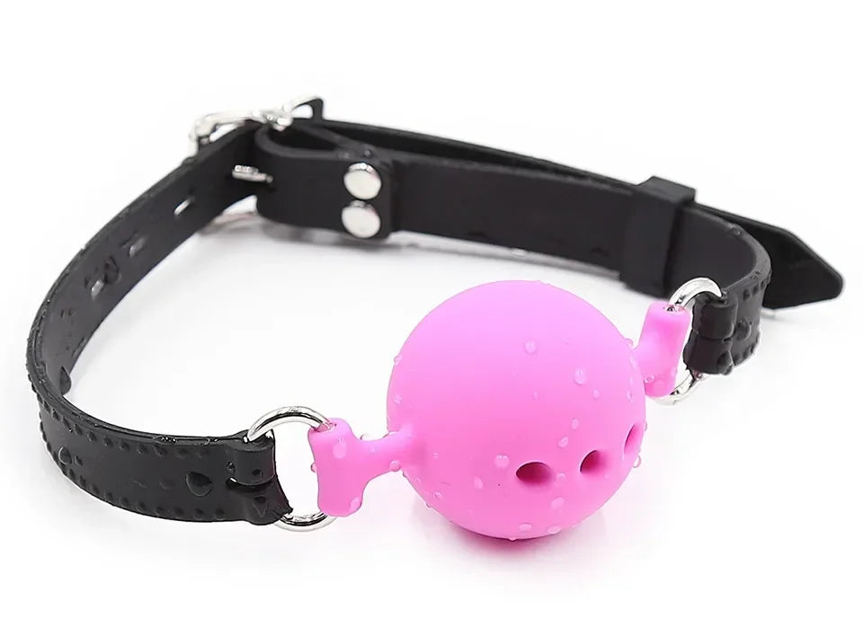 Soft Silicone Gag Ball BDSM Oral Bondage Gear Fetish Open Mouth Breathable Sex Toys For Couples Cosplay Slave Exotic Accessories