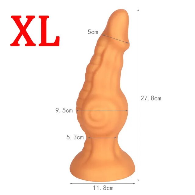 Soft Silicone Large Anal Plug Prostate Massager Vagina Stimulation Huge Dildo Butt Plug Expansion Adult Erotic Sex Toys Woman Me