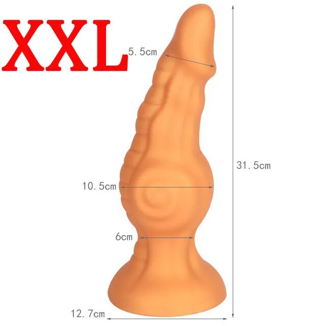 Soft Silicone Large Anal Plug Prostate Massager Vagina Stimulation Huge Dildo Butt Plug Expansion Adult Erotic Sex Toys Woman Me