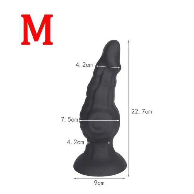 Soft Silicone Large Anal Plug Prostate Massager Vagina Stimulation Huge Dildo Butt Plug Expansion Adult Erotic Sex Toys Woman Me