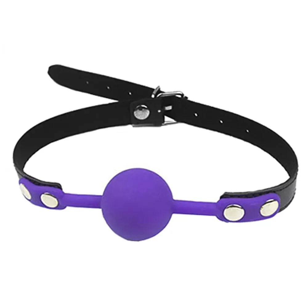 Soft Silicone Mouth Ball Adult Bondage Restraints Sex Toy for Fetish Bdsm Sex Bondage Open Mouth Gag Exotic Accessories Sex Toys