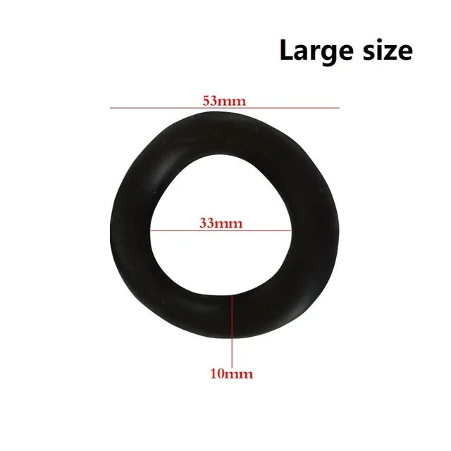 Soft Silicone Penis Cock Ring Set Male Ball Scrotum Stretcher Penis Lock Cock Ring Delay Ejaculation Enlargement Sex Toy Big Man