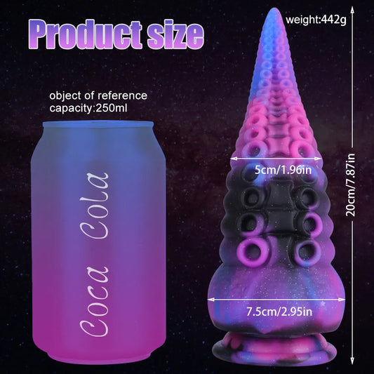 Soft Silicone Realistic Dragon Dildo Starry Color Dildo Prostate Massager Large Butt Plug Thick Dildos Anal Sex Toys for Women