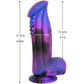 Soft Silicone Realistic Dragon Dildo Starry Color Dildo Prostate Massager Large Butt Plug Thick Dildos Anal Sex Toys for Women