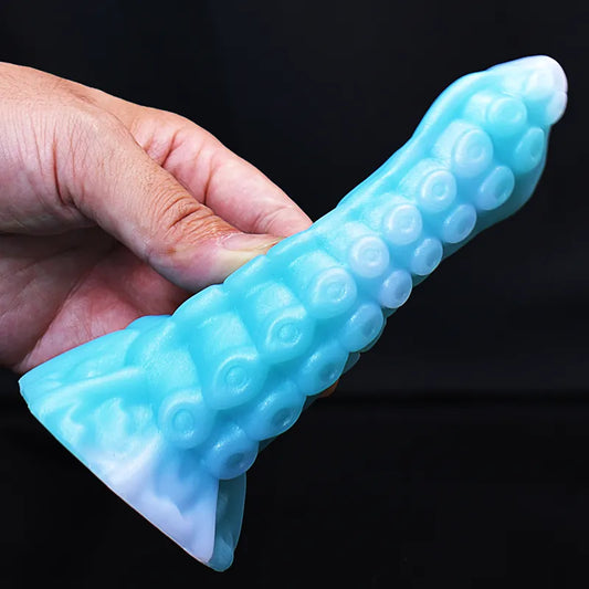 Soft Silicone Small Octopus Tentacle Dildo Animal Dildo Monster Dildo Colorful Anal Butt Plug Toys Adult Sex Toy for Women