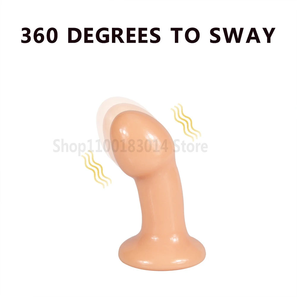 Soft Small Size Anal Plug Dildo Pussy Masturbator Jelly Penis Dildo Sexy Toys For Women Men Anal Dildos Gay Adult Butt Plug