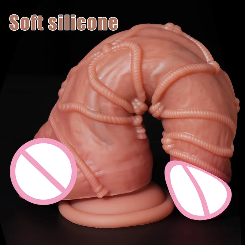 Soft big Dildo Realistic Huge Penis Anal Sex Toys for Women Silicone Suction Cup big Dick Butt Plug G-Spot Vagina masturbators