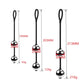 Soft stretchy Silicone pull ring gold metal Anal beads Kegel ben wa geisha ball vaginal tighten exercise expander sex toy women