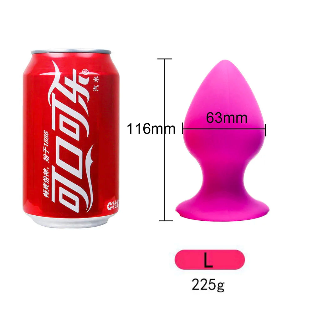 Solid Butt Plug Anal Dilator Sex Toys for Woman Men Prostate Massager Stimulator Anal Dildo Suction Cup Buttplug Sex Shop