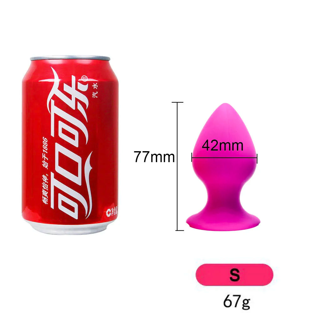 Solid Butt Plug Anal Dilator Sex Toys for Woman Men Prostate Massager Stimulator Anal Dildo Suction Cup Buttplug Sex Shop