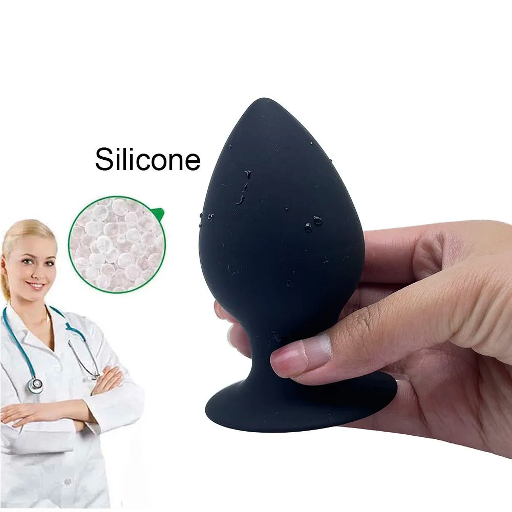 Solid Butt Plug Anal Dilator Sex Toys for Woman Men Prostate Massager Stimulator Anal Dildo Suction Cup Buttplug Sex Shop