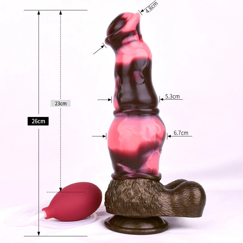 Squirting Anal Dildo Big Penis Masturbation Orgasm Huge Dildo Anal Cleaner Vagina Shower Sex Toys for Women Men Big Knot Penis