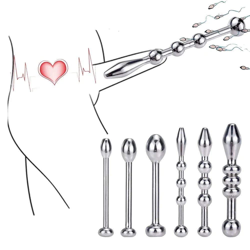 Stainless Steel Catheter Urethral Dilators Horse Eye Stimulator Penis Plug Insert Rods Adult Product Sex Toys for Men New Design