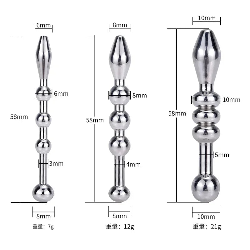 Stainless Steel Catheter Urethral Dilators Horse Eye Stimulator Penis Plug Insert Rods Adult Product Sex Toys for Men New Design