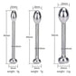 Stainless Steel Catheter Urethral Dilators Horse Eye Stimulator Penis Plug Insert Rods Adult Product Sex Toys for Men New Design