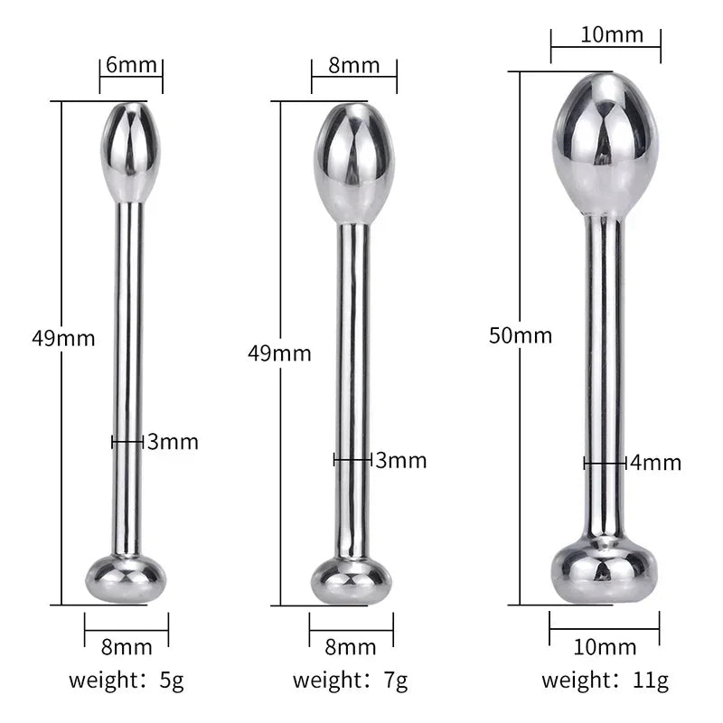 Stainless Steel Catheter Urethral Dilators Horse Eye Stimulator Penis Plug Insert Rods Adult Product Sex Toys for Men New Design