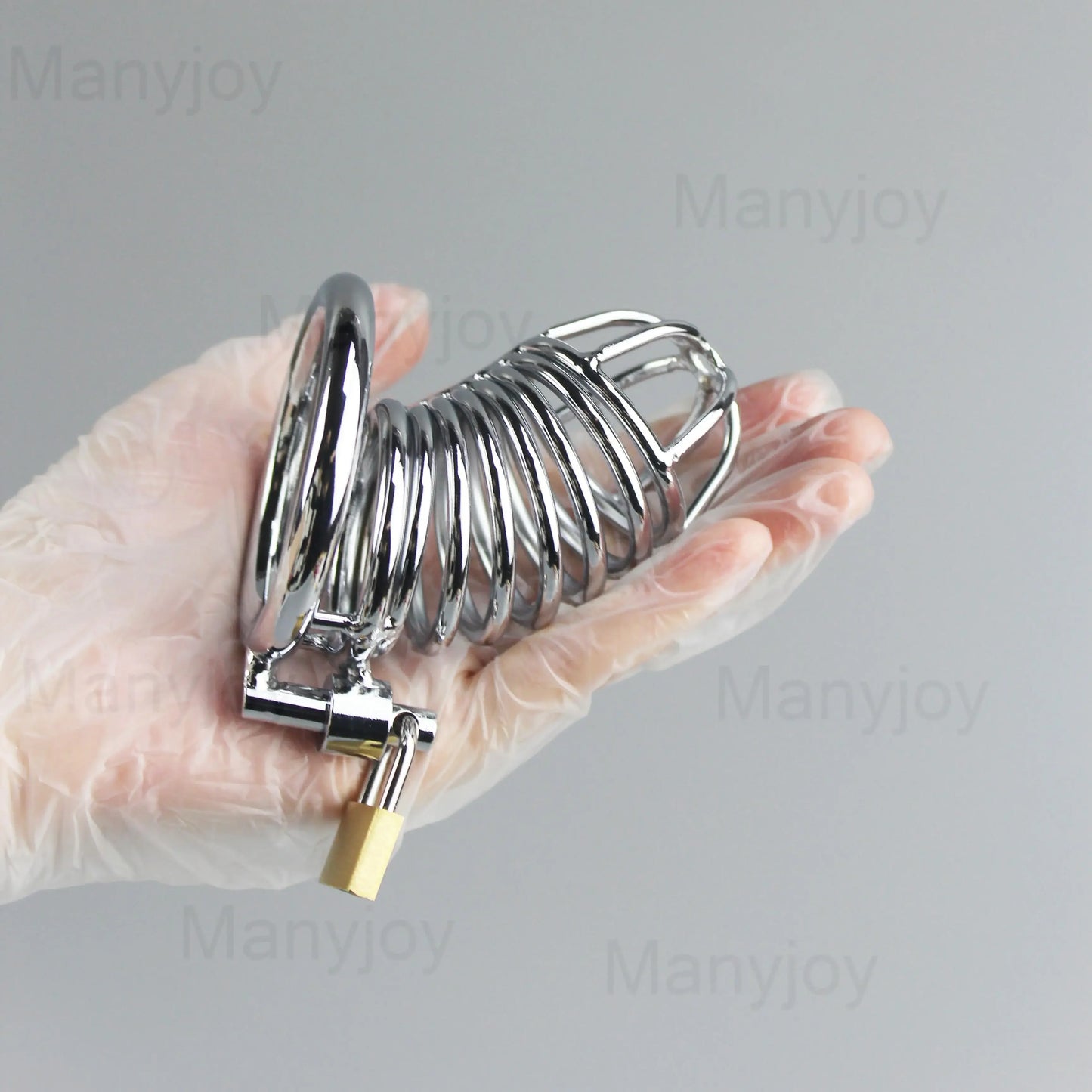 Stainless Steel Chastity Brid Cage Bondage Anti-off Adjustable Auxiliary Belt SM Restraint for Chastity Belt Penis Ring Sex Toys