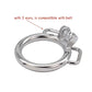 Stainless Steel Cobra Cock Cage Penis Ring Chastity Device Discreet Sissy Femboy Dick Ring Chastity Belt BDSM SexToy For Man Gay