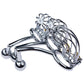 Stainless Steel Cock Cage Penis Ring Anal Hook Butt Plug G-Spot Stimulate Male Chastity Device Sex Toys For Men Male Masturbator