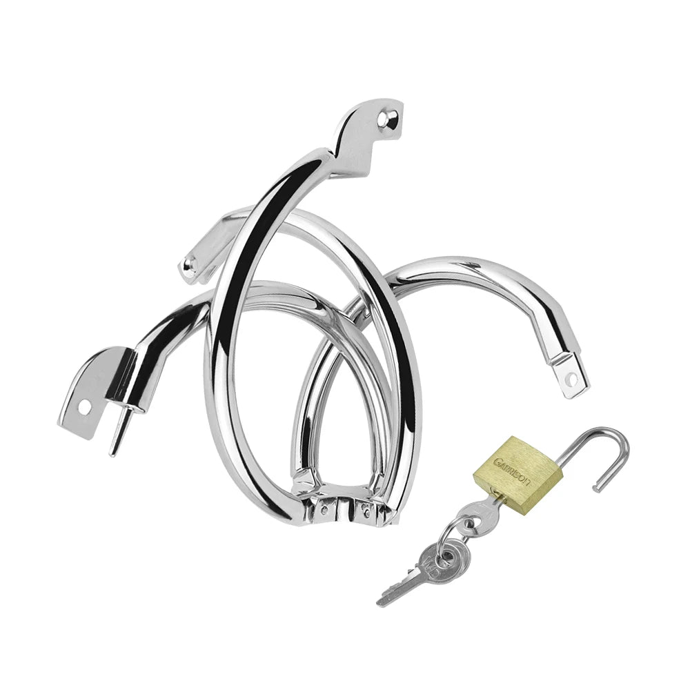 Stainless Steel Cross Binding Handcuffs Lockable Bondage Wrist Cuffs Combination Heart Lock BDSM Slave Role Play Sex Toys