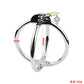 Stainless Steel Cross Binding Handcuffs Lockable Bondage Wrist Cuffs Combination Heart Lock BDSM Slave Role Play Sex Toys