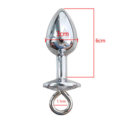 Stainless Steel Double Head Dildo G Spot Anal Plug Massager Metal Anal Beads Butt Plug BDSM Stimulation Sex Toys for Women Men