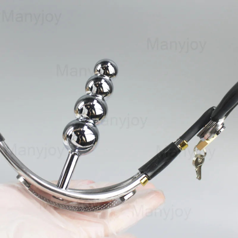 Stainless Steel Female Chastity Belt Pants BDSM Bondage Restraints Tools Adult Sex Toys for Woman Chastity Device with Anal Plug