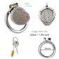 Stainless Steel Fishnet Chastity Cage Male Mesh Sexy Penis Locks Underpants Anti-escape Desire Control Cock Ring Adult Sex Toys