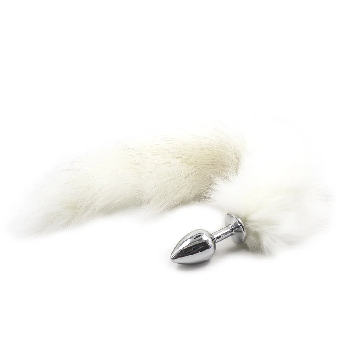 Stainless Steel Fox Tails Anal Butt Insert Plug Adult Cosplay Game Sex Toys Gay Faux Fur Fox Cat Tail Unisex Stopper BDSM