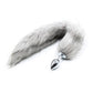 Stainless Steel Fox Tails Anal Butt Insert Plug Adult Cosplay Game Sex Toys Gay Faux Fur Fox Cat Tail Unisex Stopper BDSM