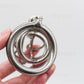 Stainless Steel Male 3 Rings Chastity Cage Device 2 Type Metal Cock Cage Penis Lock Slave Bondage SM Sex Toys for Men Adult Gay