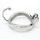 Stainless Steel Male Chastity Device Cock Cage Penis Cock Lock Chastity Belt C276 Metal Chastity Cage with Base Arc Ring Devices