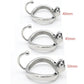 Stainless Steel Male Chastity Device Cock Cage Penis Cock Lock Chastity Belt C276 Metal Chastity Cage with Base Arc Ring Devices