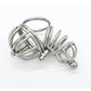 Stainless Steel Male Chastity Device with Urethral Catheter Chastity Penis Ring Cock Cage Virginity Lock Penis Cage A071 BDSM