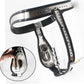 Stainless Steel Male Lockable Chastity Belt with Hole Anal Plug Beads Curved Waist Band Bdsm Bondage Cock Cage Sex Toys For Men