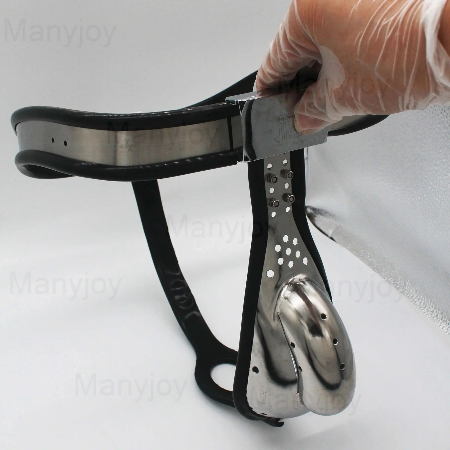 Stainless Steel Male Lockable Chastity Belt with Hole Anal Plug Beads Curved Waist Band Bdsm Bondage Cock Cage Sex Toys For Men