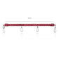 Stainless Steel Metal PU Leather Spreader Bar Bondage For Handcuffs Wrist Ankle Restraint BDSM Accessory Erotic Sex Toy