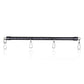 Stainless Steel Metal PU Leather Spreader Bar Bondage For Handcuffs Wrist Ankle Restraint BDSM Accessory Erotic Sex Toy