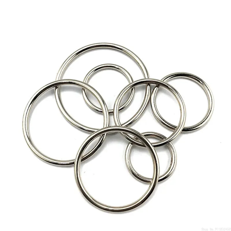 Stainless Steel Penis Ring Sex Toys for Men Round Cock Rings Sex Metal Penis Ring Casing Bound Scrotum Cock Ring Sex Toy for Men