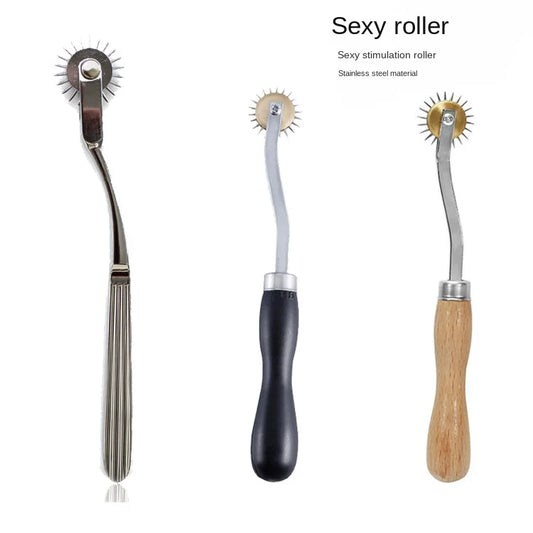 Stainless Steel Pinwheel Needles Wheel Roller Submissive Fetish Sex  Adult Sex Toys Nipple Clitoris BDSM passion