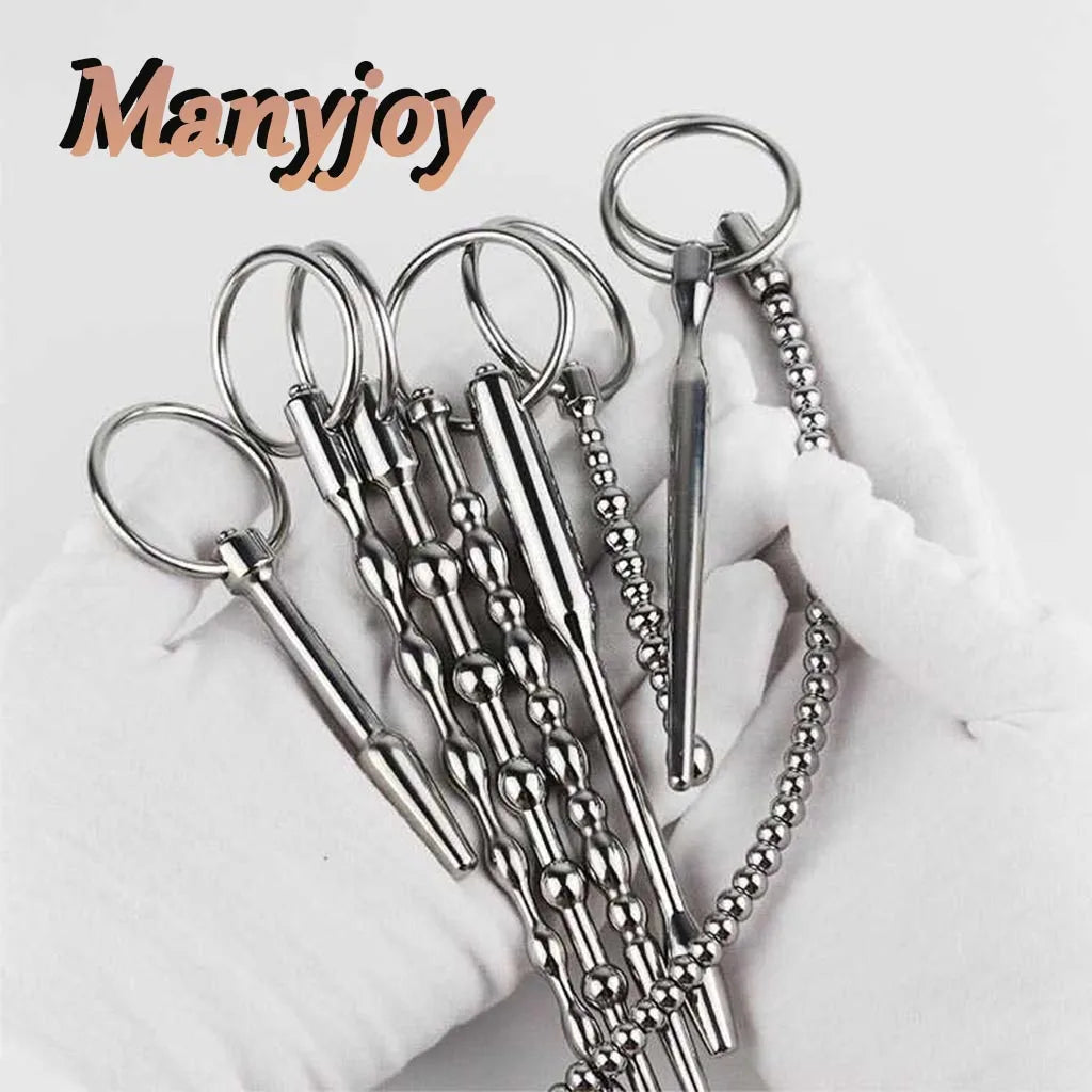 Stainless Steel Urethral Plug Male Penis Horse Eye Stick Ejaculation Delay Dilator Masturbation Toys SM Bondage Sex Toys For Men