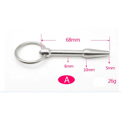 Stainless Steel Urethral Plug Male Penis Horse Eye Stick Ejaculation Delay Dilator Masturbation Toys SM Bondage Sex Toys For Men