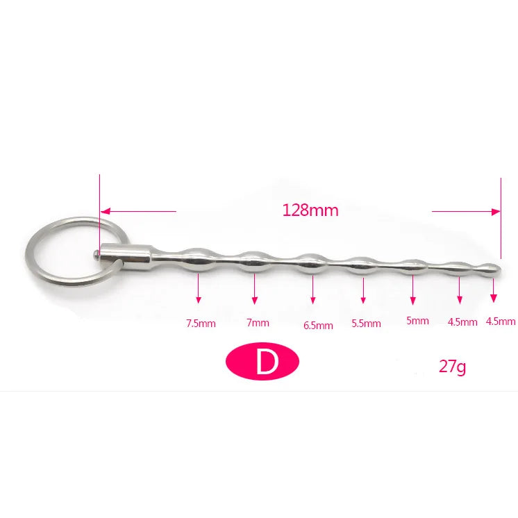 Stainless Steel Urethral Plug Male Penis Horse Eye Stick Ejaculation Delay Dilator Masturbation Toys SM Bondage Sex Toys For Men