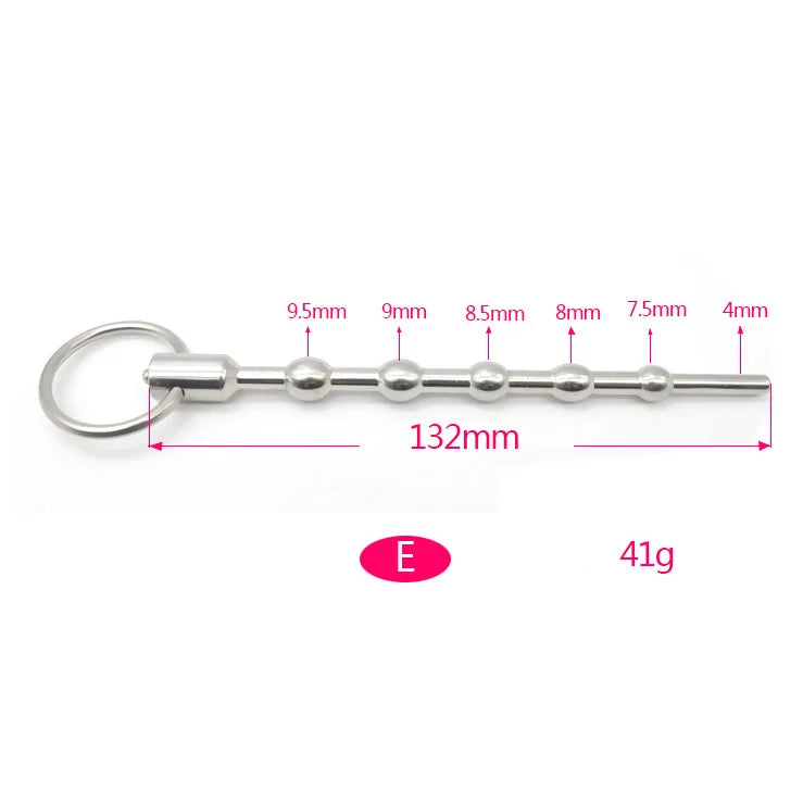 Stainless Steel Urethral Plug Male Penis Horse Eye Stick Ejaculation Delay Dilator Masturbation Toys SM Bondage Sex Toys For Men