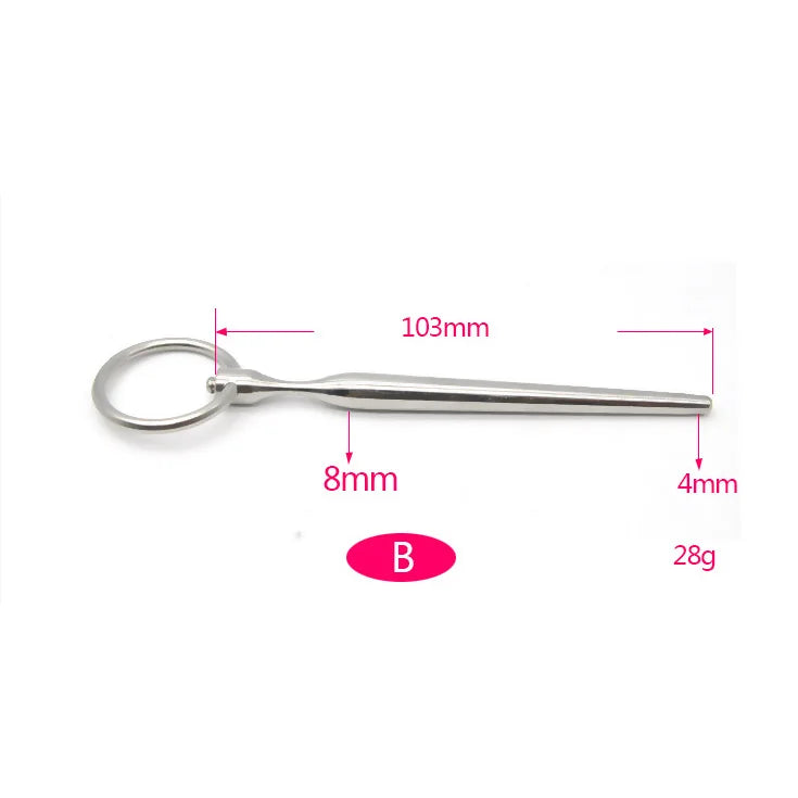 Stainless Steel Urethral Plug Male Penis Horse Eye Stick Ejaculation Delay Dilator Masturbation Toys SM Bondage Sex Toys For Men