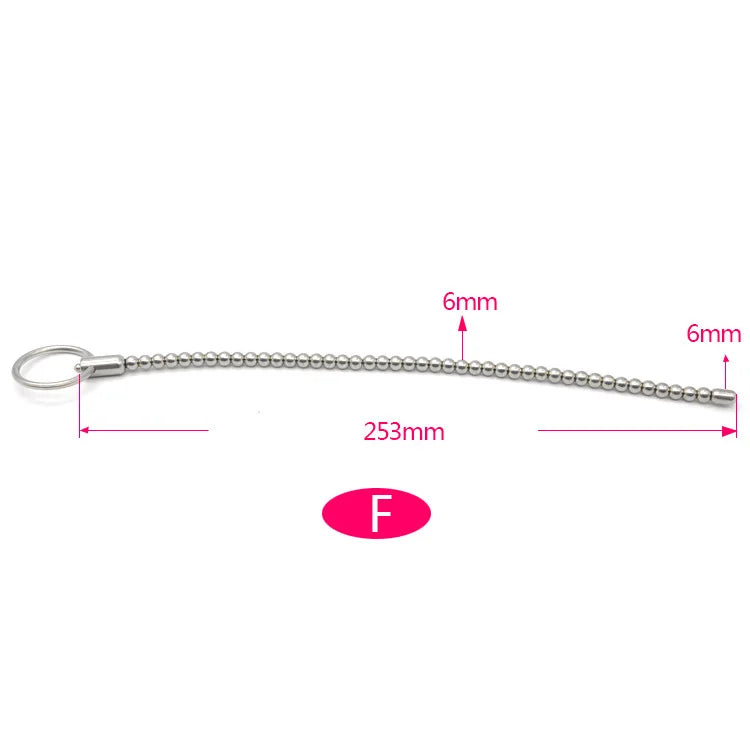 Stainless Steel Urethral Plug Male Penis Horse Eye Stick Ejaculation Delay Dilator Masturbation Toys SM Bondage Sex Toys For Men