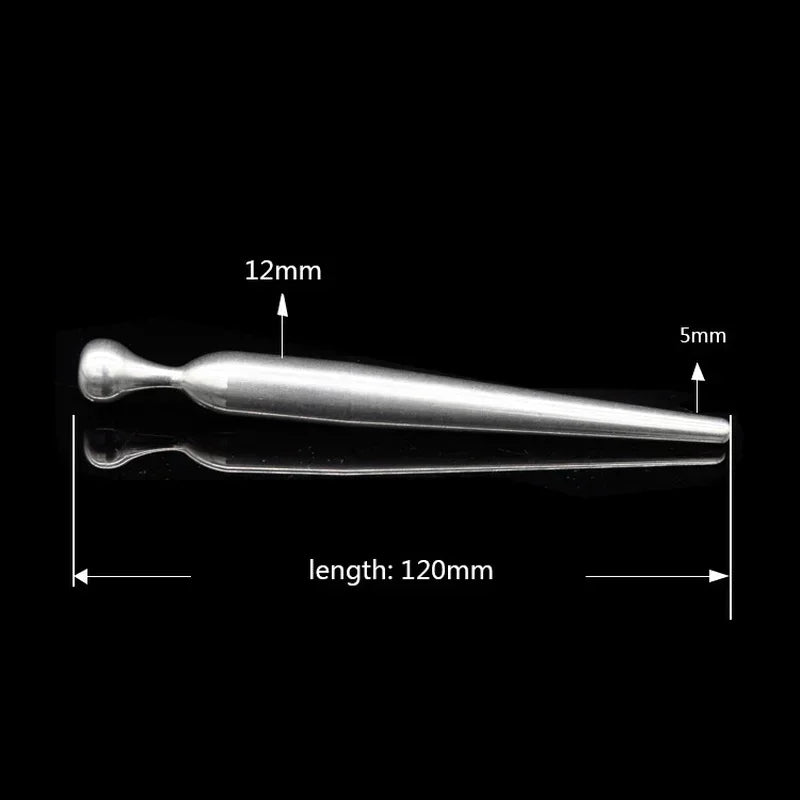 Stainless Steel Urethral Plug Masturbator Dilator Sounding PenisPlug Stretch Sex Toys for Men Metal Uretral Stimulator A044