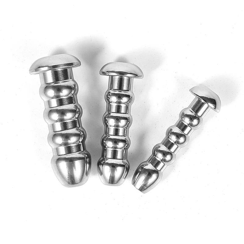 Stainless Steel Urethral Sound Dilator Male Penis Urinary Plug Hollow Threaded Urethra Catheter Stimulator Ejaculation Delay Toy